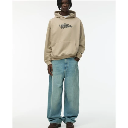 هودی ضخیم و گرم بالا طرح stwd از pull & bear کد 239