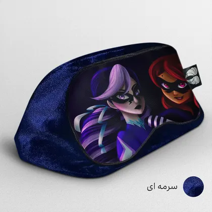 چشم بند بچگانه کاوا ماسک مدل دختر کفشدوزکی کد22