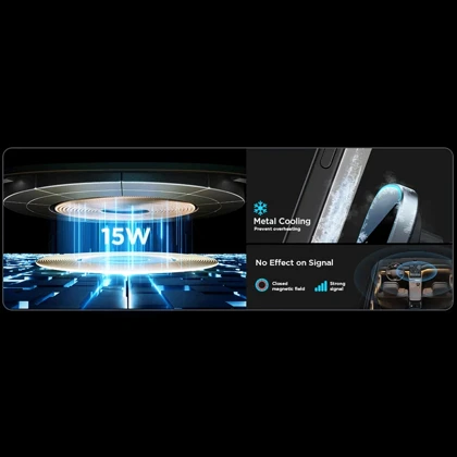 هولدر موبایل خودرو با شارژر بی‌سیم وایرلس جویروم JR-ZS388