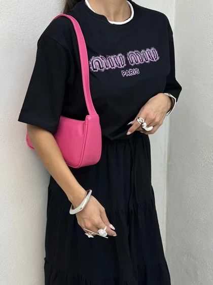 تیشرت نیم‌تنه MIU MIU