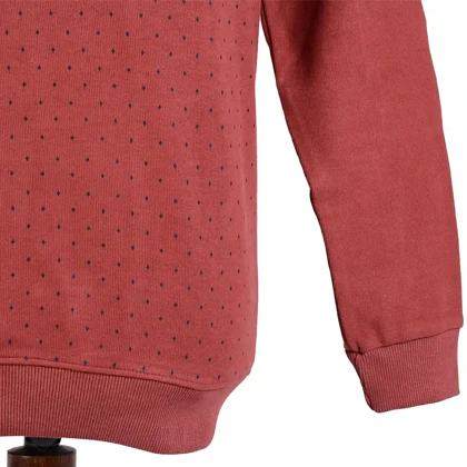 پلیور یقه‌گرد مردانه طرح خال‌خالی