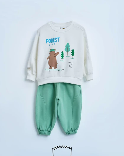 ست تو کرک طرح خرس اسکیت سوار