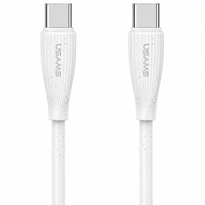 کابل شارژ دو سر تایپ سی یوسامز USAMS مدل SJ716 توان 60 وات 1 متر