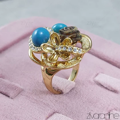 انگشتر زنانه مجلسی وینویز طرح فیروزه 30120