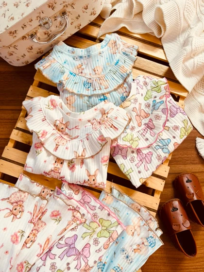 ست بلوز شلوار اسکاتلندی ریلی