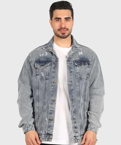 کت جین آبی و زخمی 0212