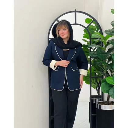 کت زنانه آستر دار مدل درسا