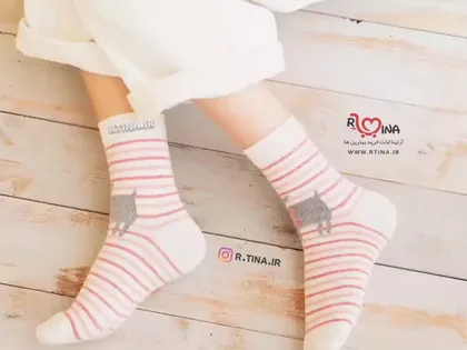 جوراب ساق بلند اسپورت زنانه طرح حیوانات