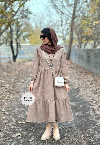 پیراهن مانتویی تانیا