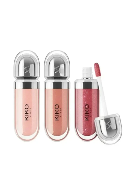 لیپ گلاس کیکو میلانو مدل Glossy مجموعه 3 عددی (KIKO)