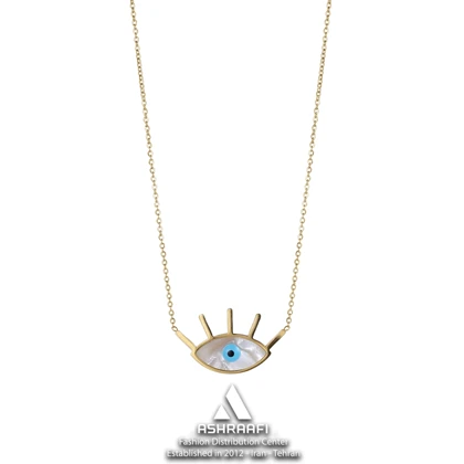 گردنبند طلایی چشم نظر Evil Eye Necklace G-01