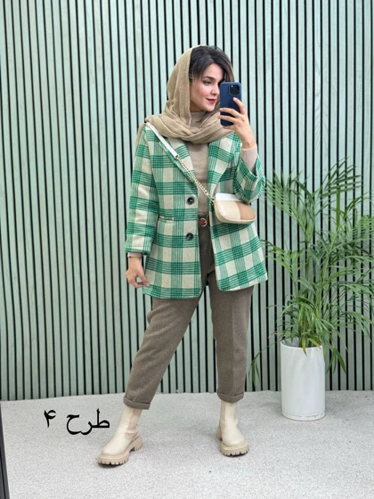 پالتو کتی آستردار پشمی