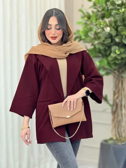 مانتو دو دکمه امیلیا