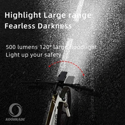 چراغ دوچرخه و نگهدارنده موبایل 4 کاره HY068