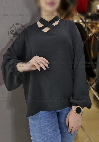 شومیز جلو ضربدر