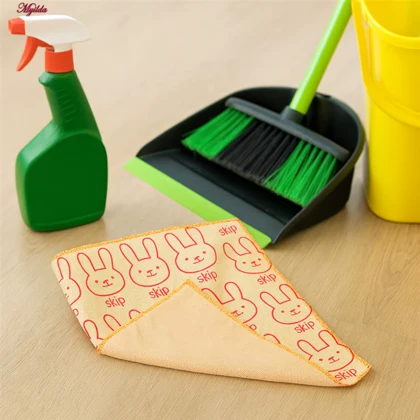 دستمال نظافت خانه و آشپزخانه میکروفایبر ماییلدا مدل 5320 بسته 12 عددی