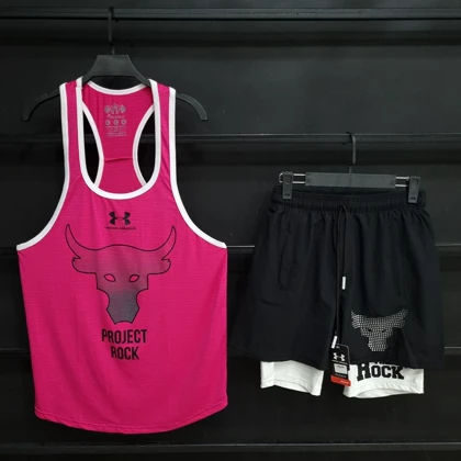 ست رکابی میراژ راک و شلوارک کشاله دار راک