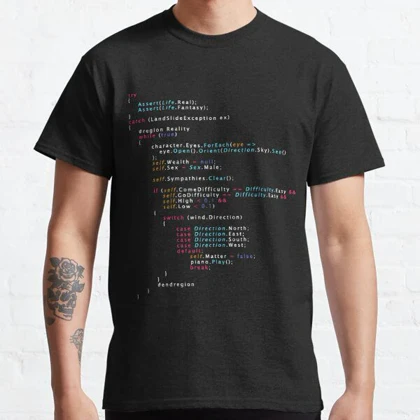 تیشرت programming طرح Is This The Real Life Coding Programming Color کد 256312