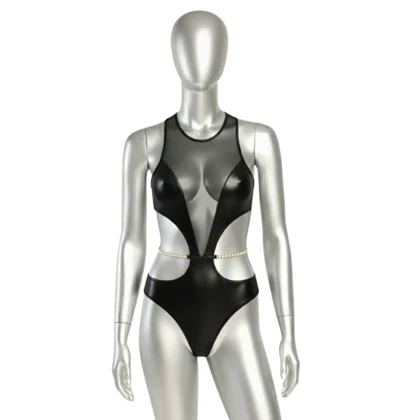 بادی حریر چرمی زنجیردار ویتاریتا کد 418