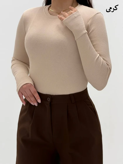 3885-بادی یقه گرد بیسیک