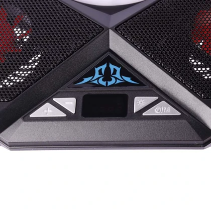 پایه خنک کننده لپ تاپ کول کلد Cool Cold مدل K44-RGB سایز 17 اینچ با 5 فن