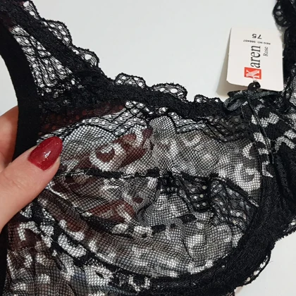 ست شورت و سوتین برندکارنا رزفنردار کد 105030-3000-1مشکی نقره ای