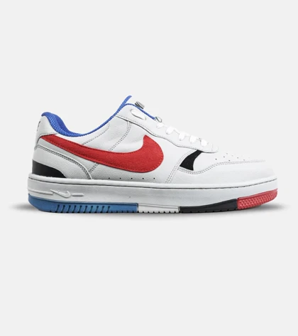 کفش کتانی بزرگ پا مشکی سفید آبی قرمز نایک Nike Gama Force Sail