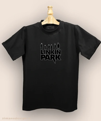 تیشرت مردانه و زنانه طرح گروه لینکین پارک کد 973