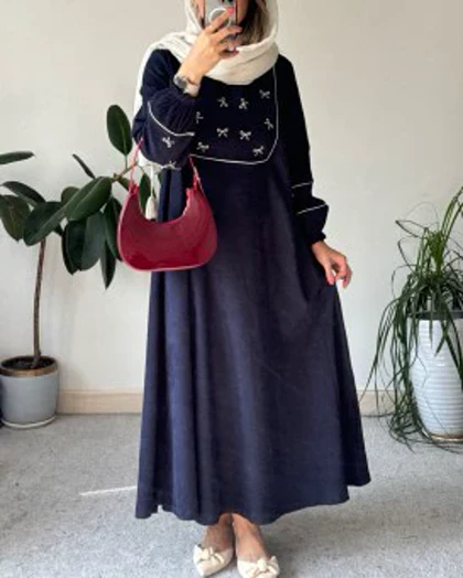 مانتو عبایی پاپیون 2