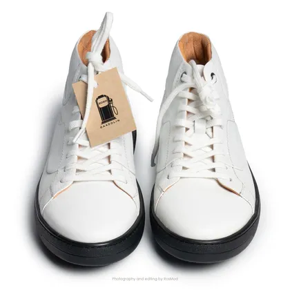 کتانی نیم‌ساق دژفول گازولین سفید - GAAZOLIN Dejfull-Mid White/Black W