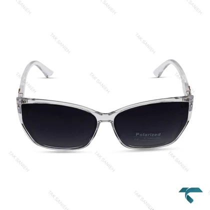 عینک زنانه شنل فریم شفاف قهوه ای پولاریزه Chanel-7554-U