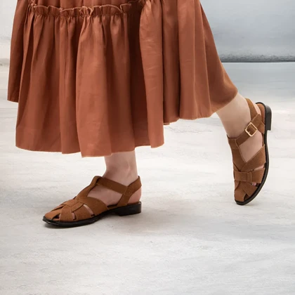 صندل زنانه مدل زارا_عسلی کد 1780