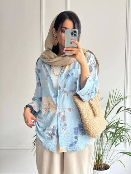 مانتو شومیزی گندم