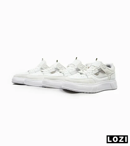 کفش کتانی مردانه سفید PULL & BEAR
