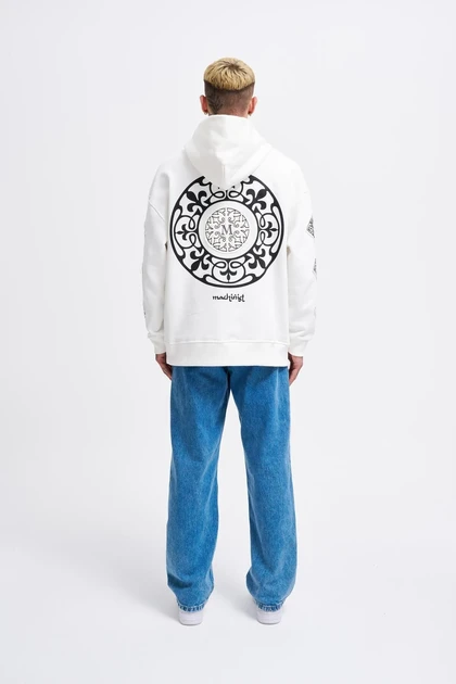 patchd patchd قومی ecru hoodie M3551