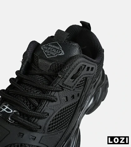 کفش کتانی مردانه و زنانه مشکی BALENCIAGA Track low-top Sneakers مدل 7844