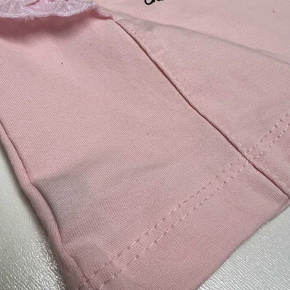 تاپ شلوار توری دخترانه با طرح قلب