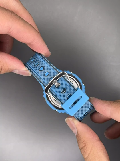 ساعت مچی کاسیو جی-شاک مانگا بند آبی Casio G-Shock 2100MNG