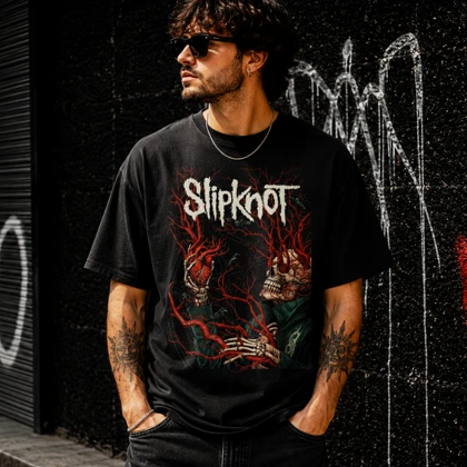 تیشرت طرح اسلیپنات slipknot کد 02