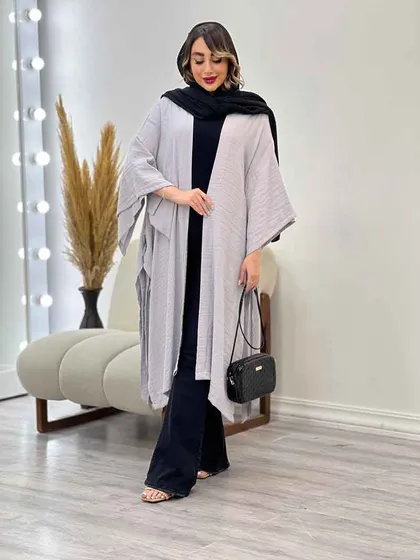 مانتو بلند بغل چاک