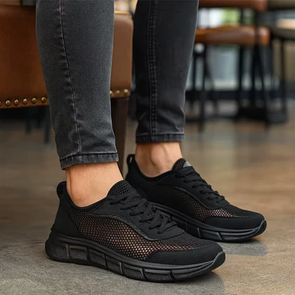 کفش ورزشی تابستانی مردانه آدیداس مشکی مدل Ador