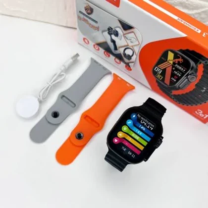 ساعت هوشمند الترا سه بند اپل واچ الترا کیفیت عالی سه بند