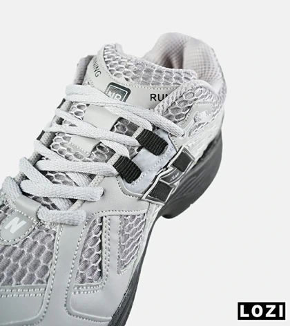 کفش کتانی مردانه و زنانه طوسی مشکی New Balance 1906R مدل 7539