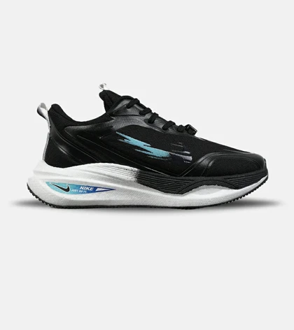 کفش کتانی مردانه و زنانه مشکی آبی NIKE zoom x boost مدل 8608
