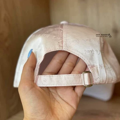 کلاه نقاب دار دخترانه ساتن صورتی