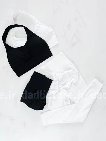 ست نیم‌تنه کاپ‌دار و لگ پشت چروک گردنی