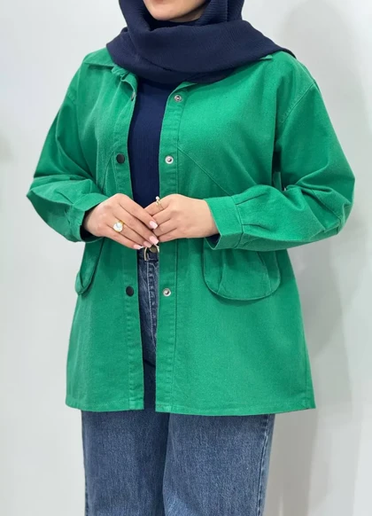 کت کتان پاییزه مانیا