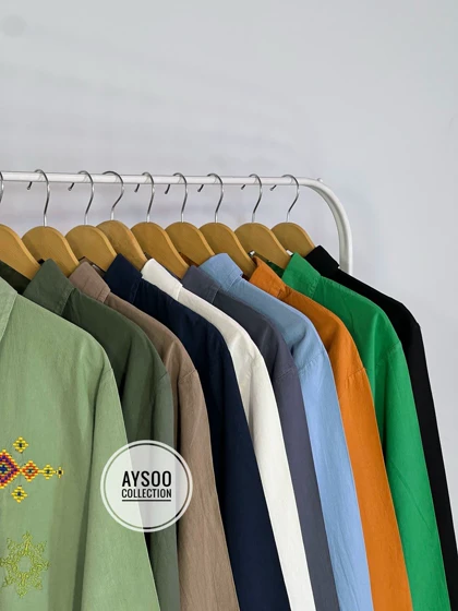 مانتو گلدوزی شقایق(ایراد دار)