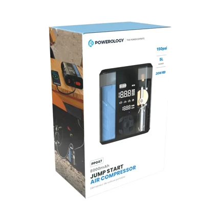 جامپ استارتر و پمپ باد POWEROLOGY PP047