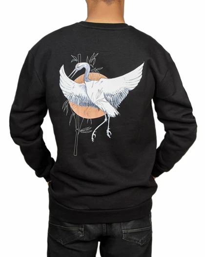 دورس مردانه سه نخ مدل ساده پشت چاپ پلیکان رنگ مشکی کد 88255